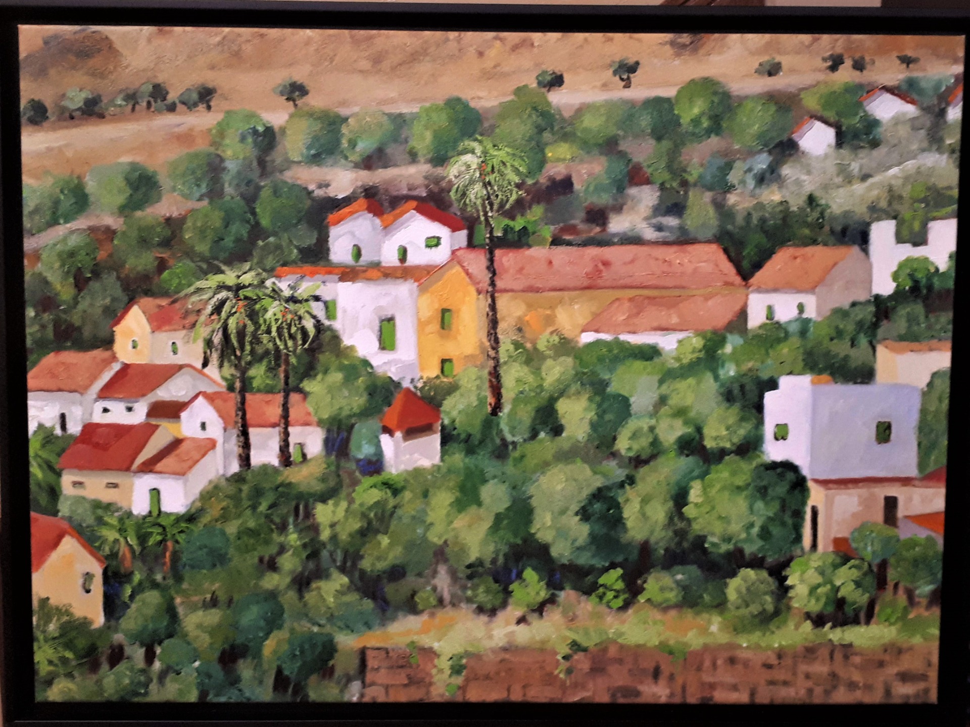 Paisaje Canario(62x85). Oleo sobre lienzo